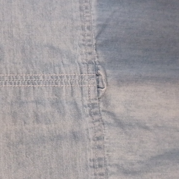 5 For $ 20 Sleeveless button down crop jean shirt blouse - Picture 5 of 15